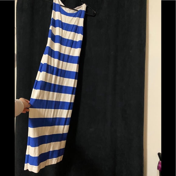 Long striped dress - Picture 1 of 7